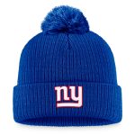 New York Giants womens fanatics royal new york giants cuffed knit hat with pom | Giants Shop