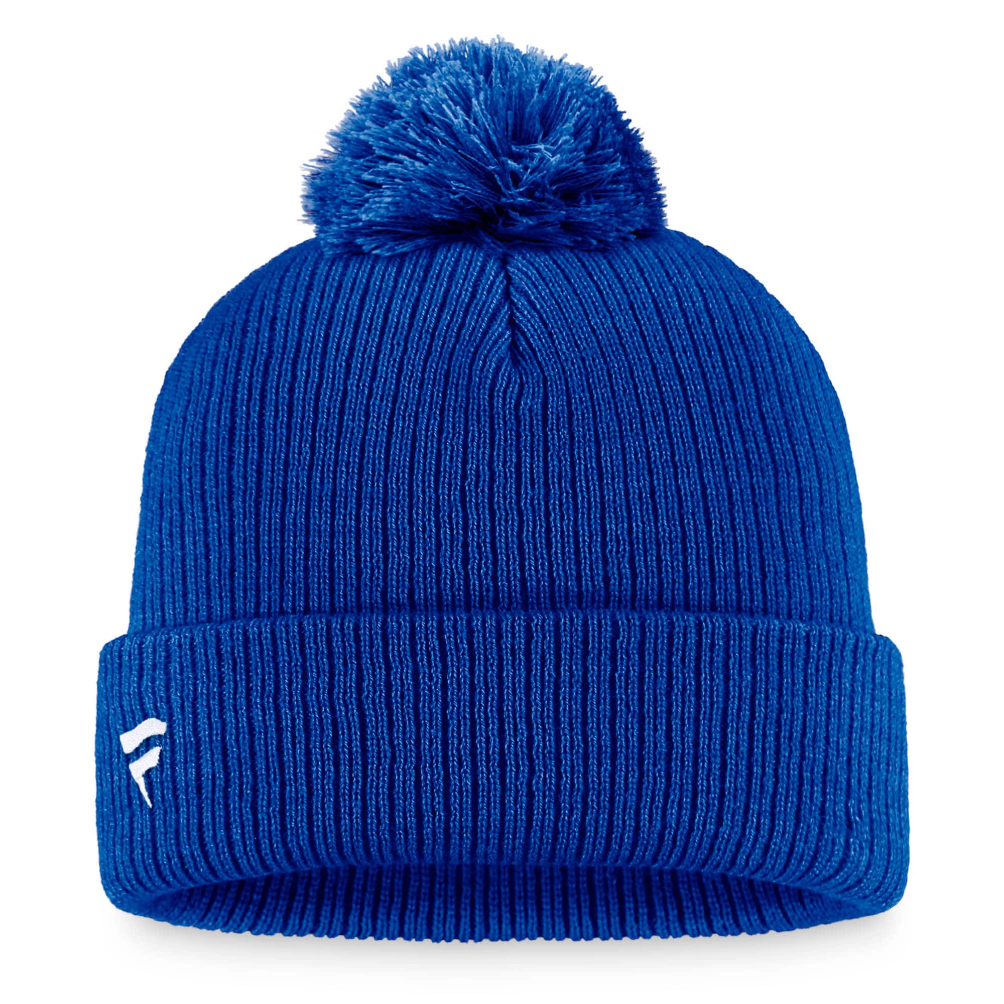 New York Giants womens fanatics royal new york giants cuffed knit hat with pom | Giants Shop