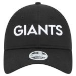 New York Giants womens new era black new york giants cece 9twenty adjustable hat | Giants Shop