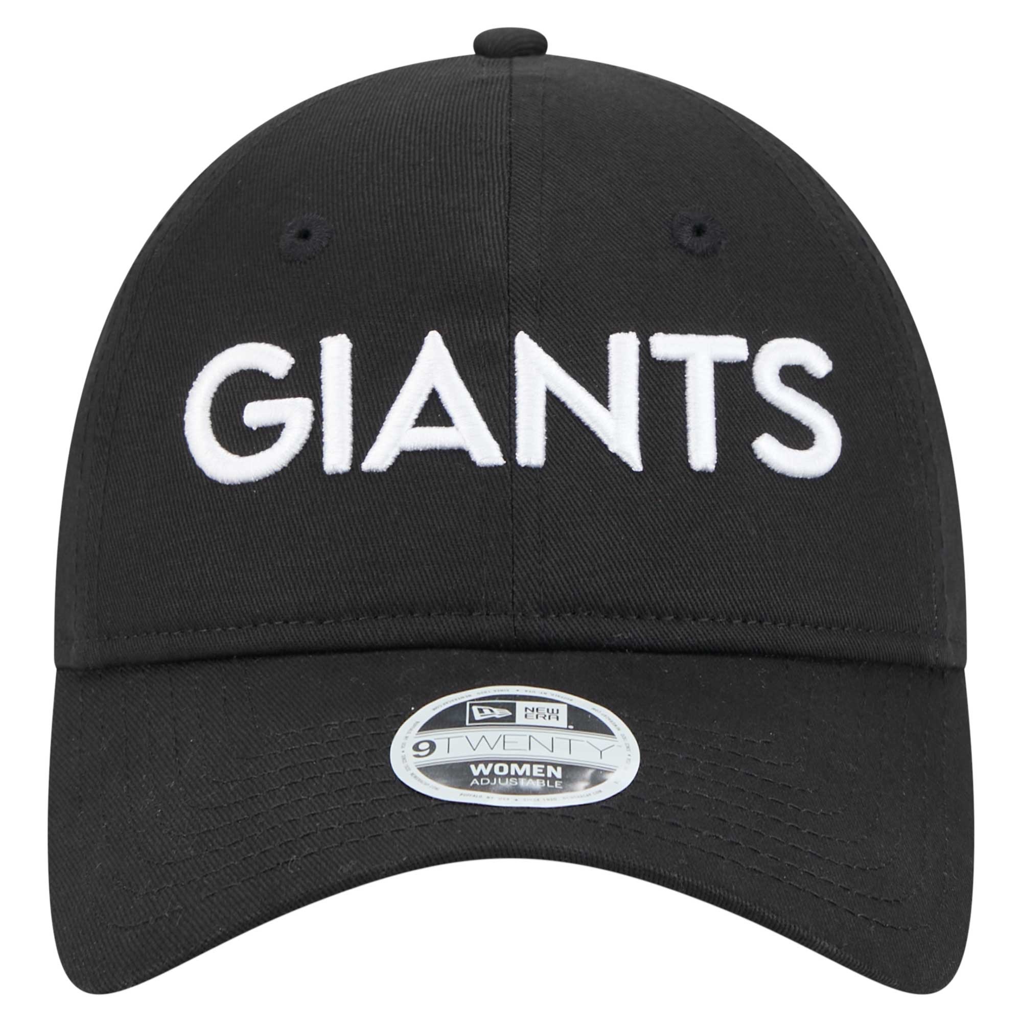 New York Giants womens new era black new york giants cece 9twenty adjustable hat | Giants Shop
