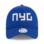 New York Giants womens new era royal new york giants mcgee trucker 9forty adjustable hat | Giants Shop