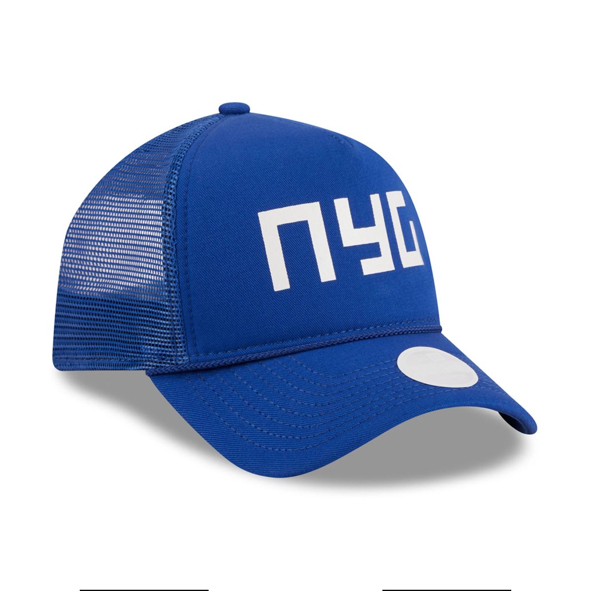 New York Giants womens new era royal new york giants mcgee trucker 9forty adjustable hat | Giants Shop