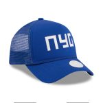 New York Giants womens new era royal new york giants mcgee trucker 9forty adjustable hat | Giants Shop