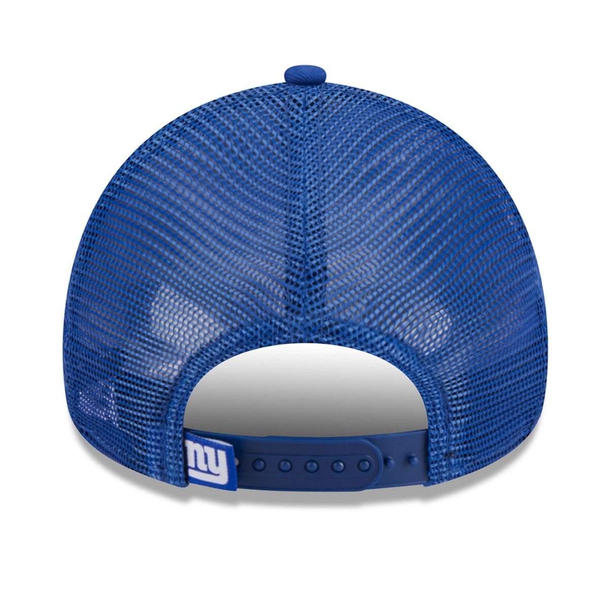 New York Giants womens new era royal new york giants mcgee trucker 9forty adjustable hat | Giants Shop