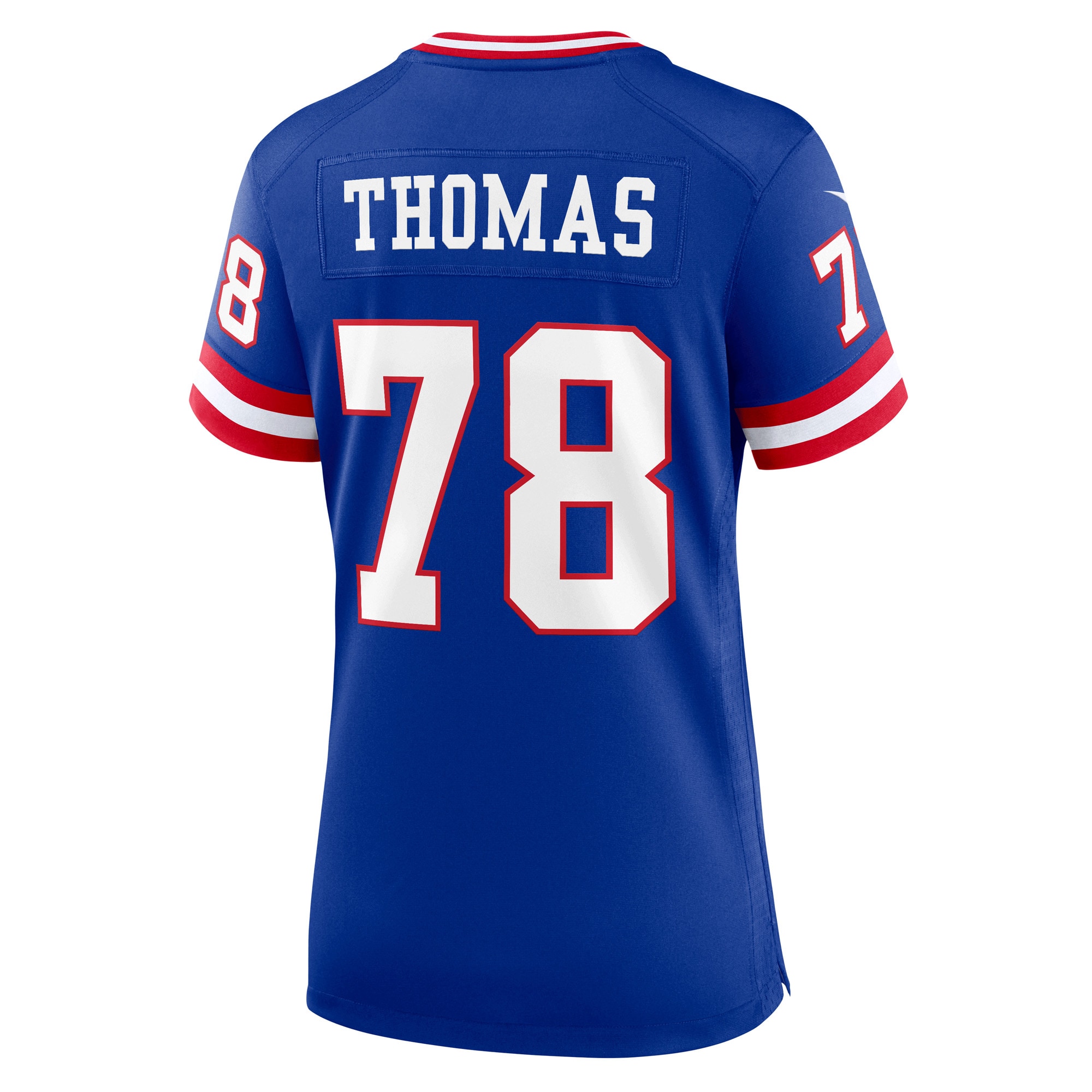 New York Giants womens nike andrew thomas royal new york giants classic player game jersey | Giants Shop