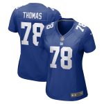 New York Giants womens nike andrew thomas royal new york giants game jersey | Giants Shop
