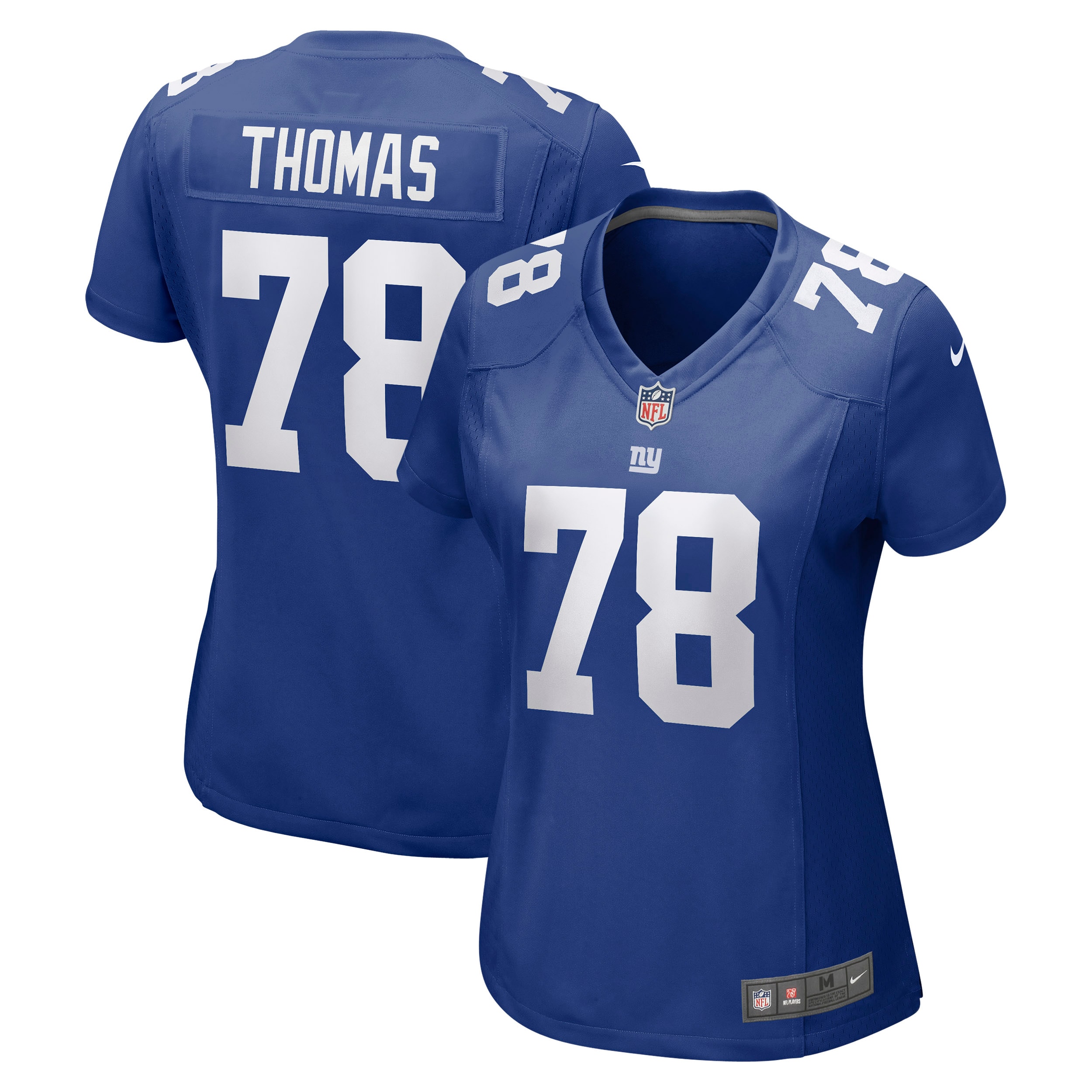 New York Giants womens nike andrew thomas royal new york giants game jersey | Giants Shop