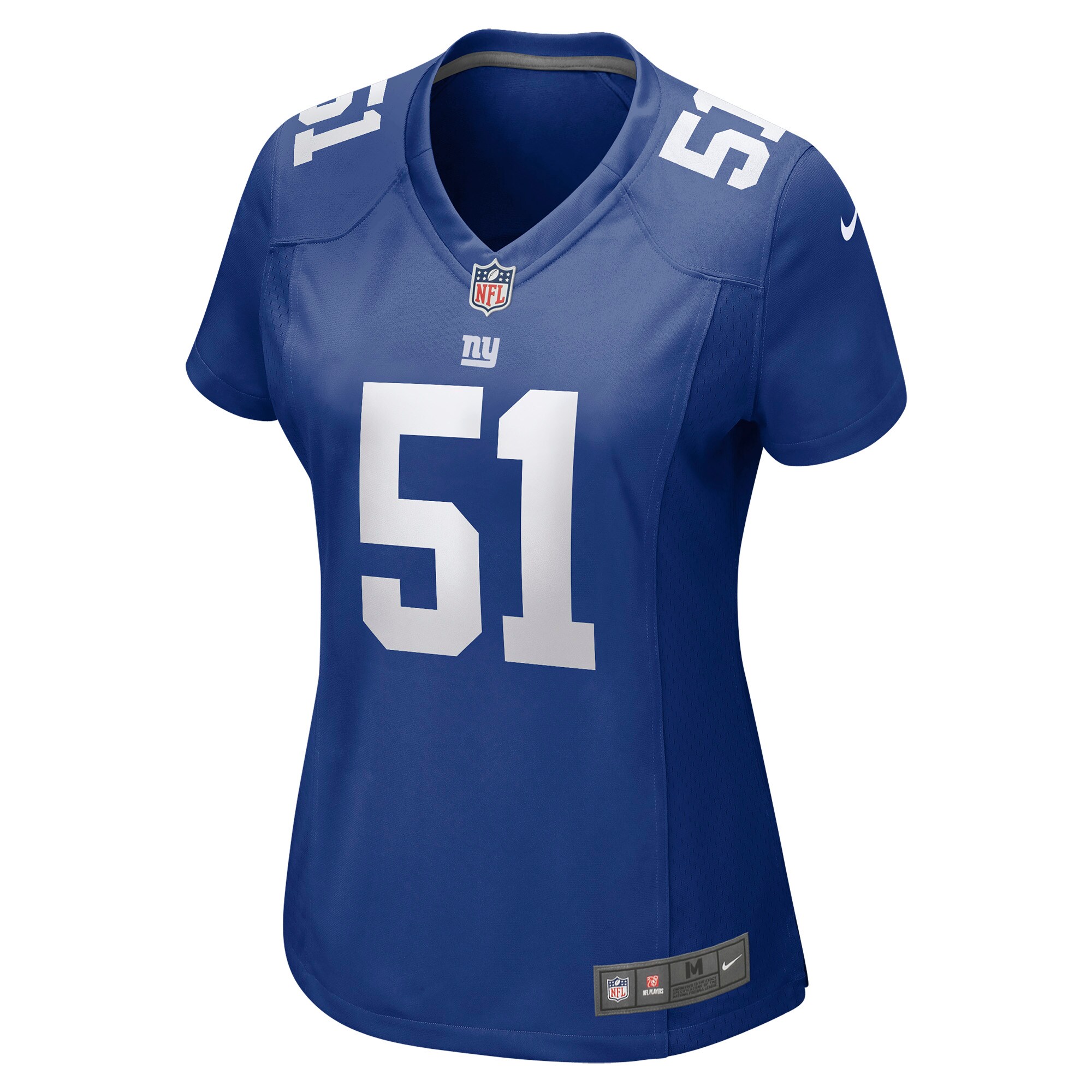 New York Giants womens nike azeez ojulari royal new york giants game player jersey | Giants Shop