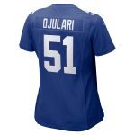 New York Giants womens nike azeez ojulari royal new york giants game player jersey | Giants Shop