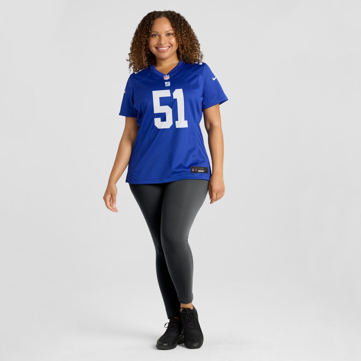 New York Giants womens nike azeez ojulari royal new york giants game player jersey | Giants Shop