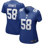 New York Giants womens nike carl banks royal new york giants game retired player jersey | Giants Shop