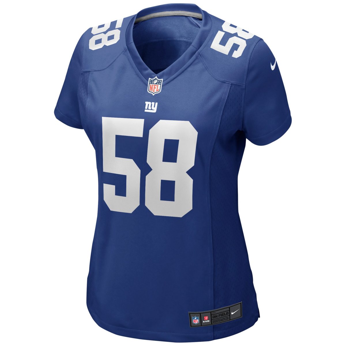 New York Giants womens nike carl banks royal new york giants game retired player jersey | Giants Shop