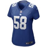 New York Giants womens nike carl banks royal new york giants game retired player jersey | Giants Shop