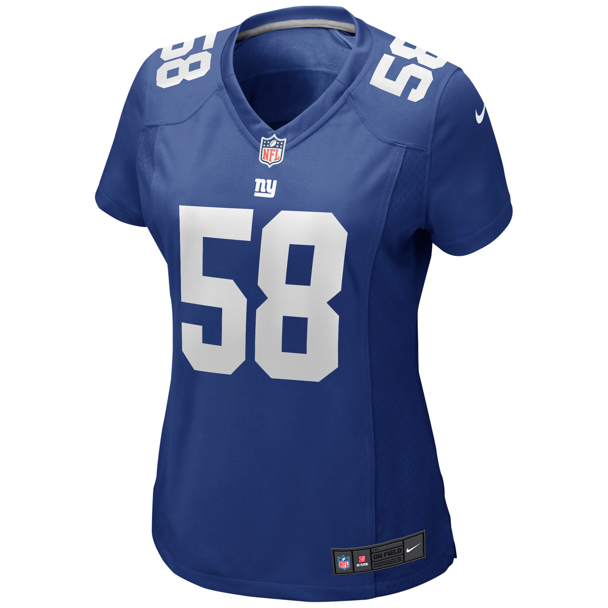 New York Giants womens nike carl banks royal new york giants game retired player jersey | Giants Shop