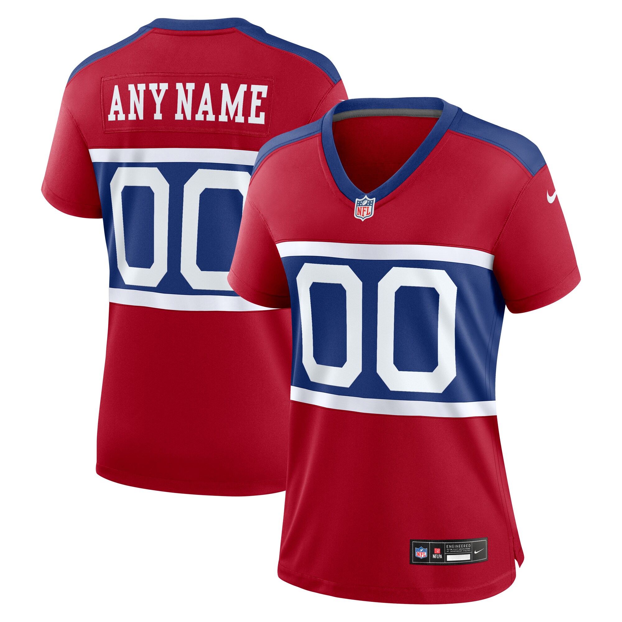 New York Giants womens nike century red new york giants alternate game custom jersey | Giants Shop