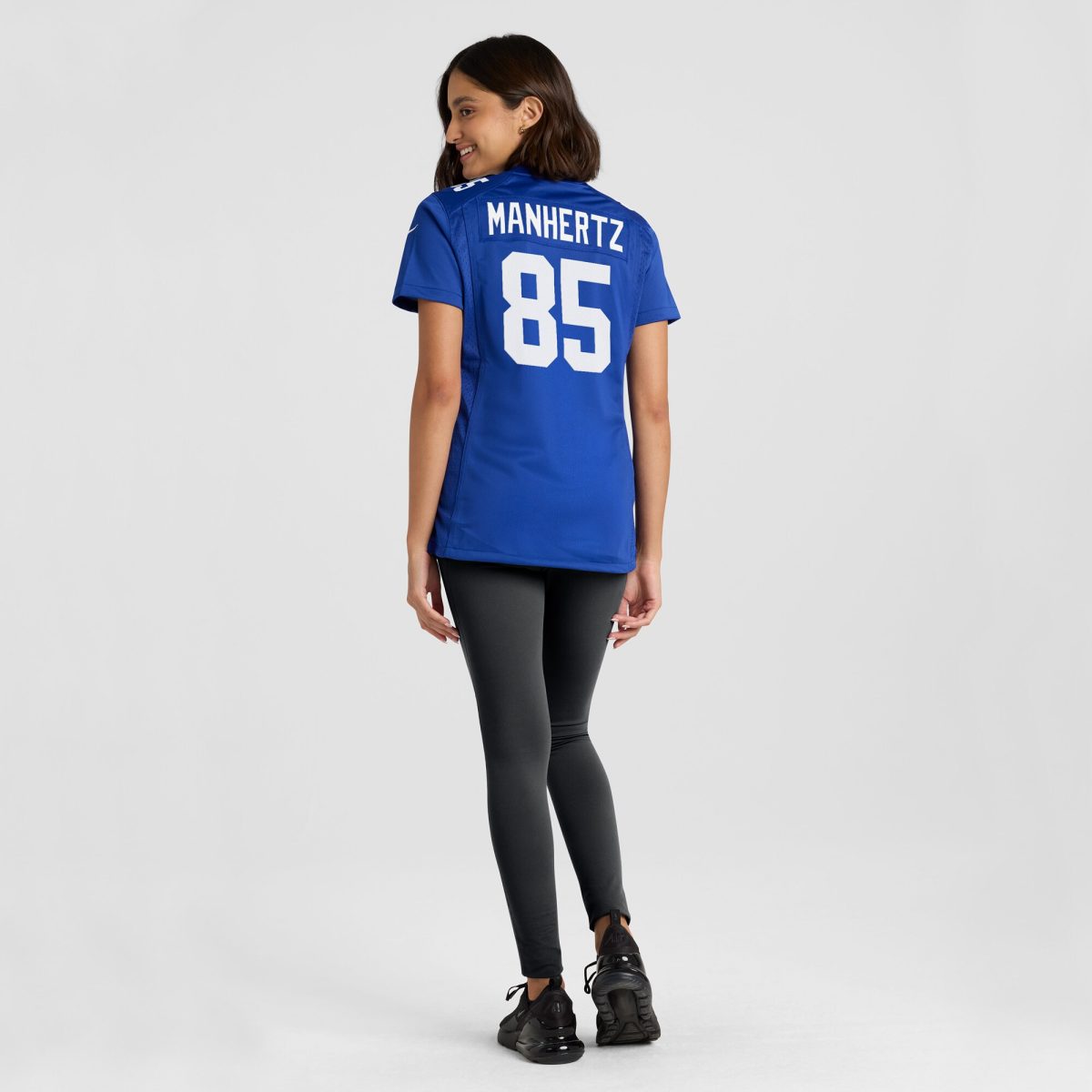 New York Giants womens nike chris manhertz royal new york giants game jersey | Giants Shop