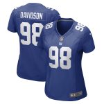 New York Giants womens nike d.j. davidson royal new york giants game player jersey | Giants Shop