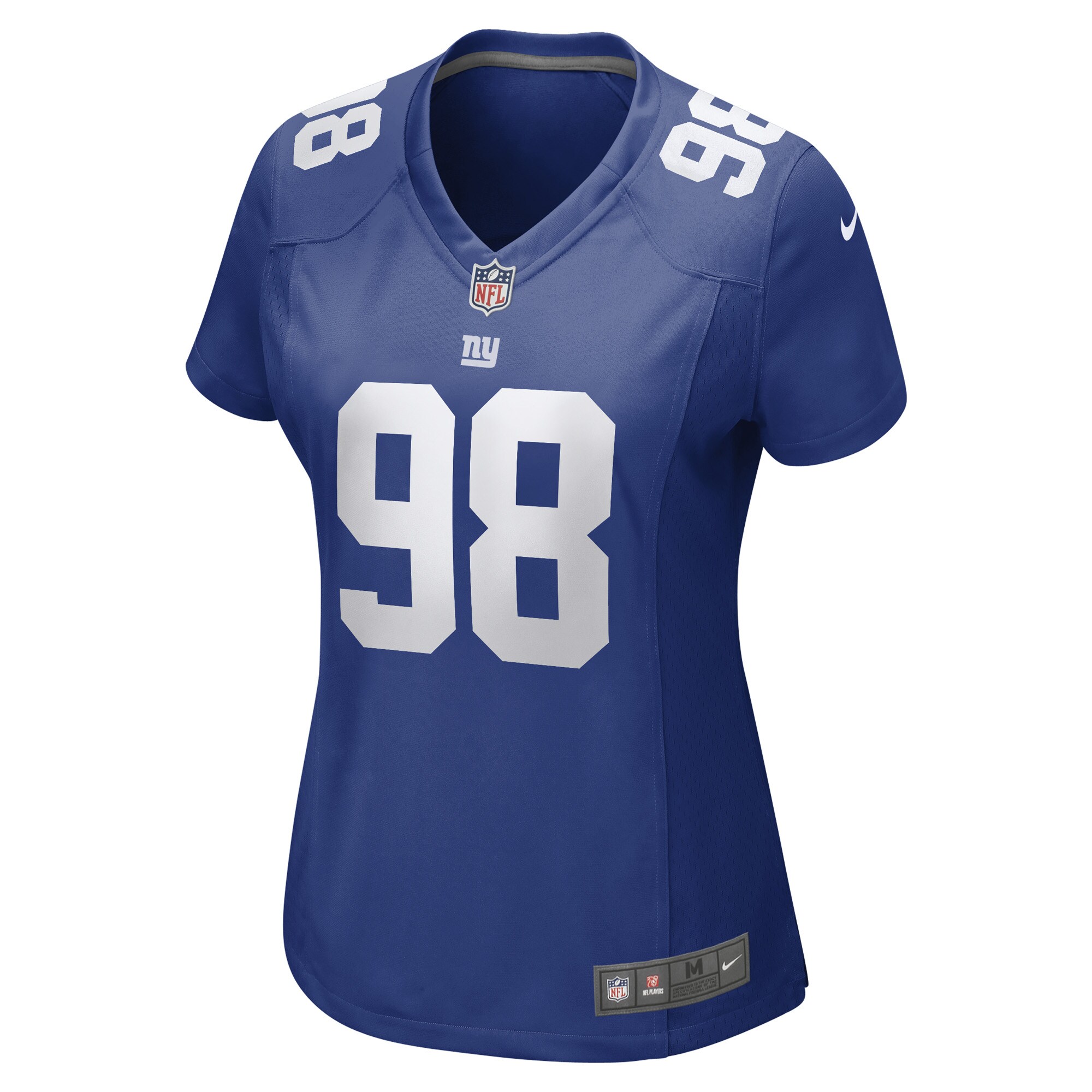 New York Giants womens nike d.j. davidson royal new york giants game player jersey | Giants Shop