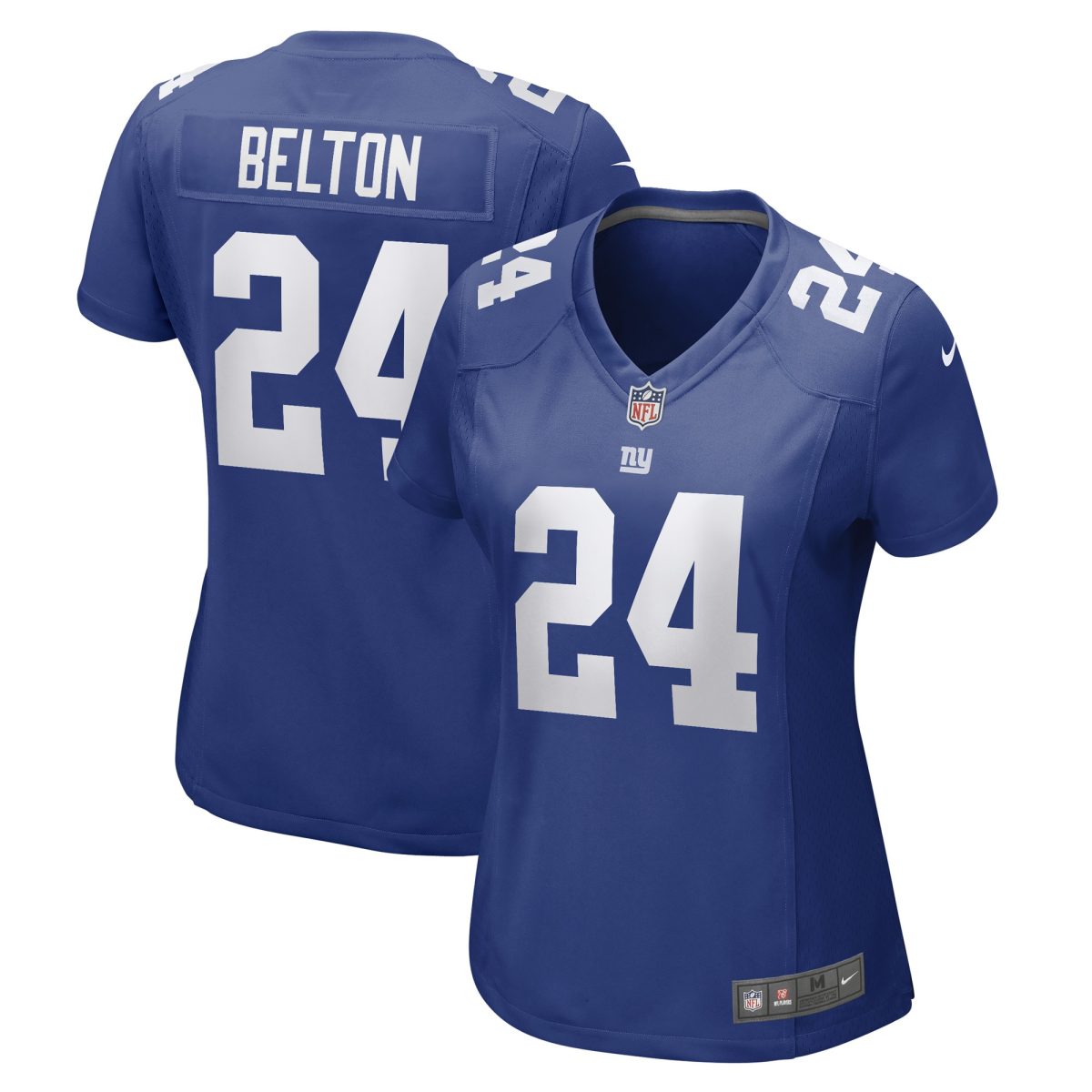 New York Giants womens nike dane belton royal new york giants game player jersey | Giants Shop