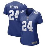 New York Giants womens nike dane belton royal new york giants game player jersey | Giants Shop