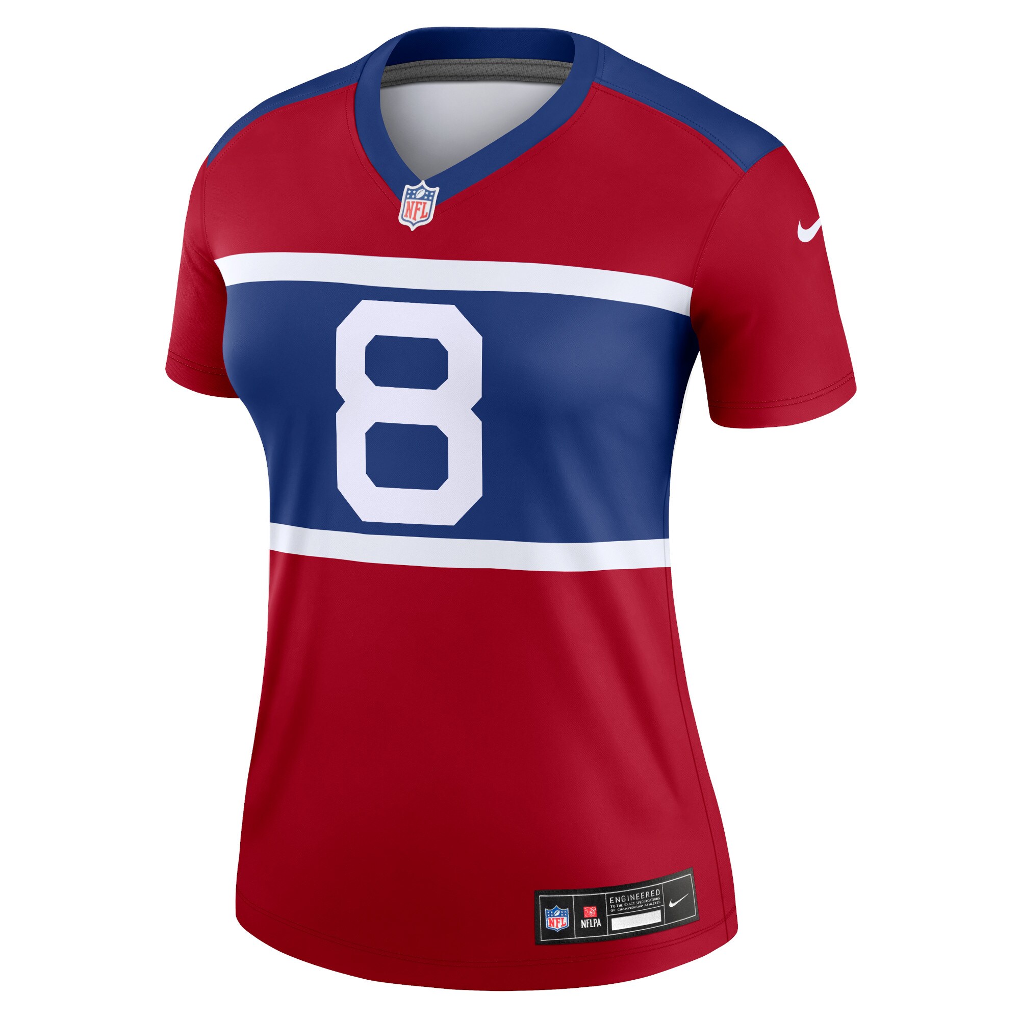 New York Giants womens nike daniel jones red new york giants alternate legend player performance top | Giants Shop