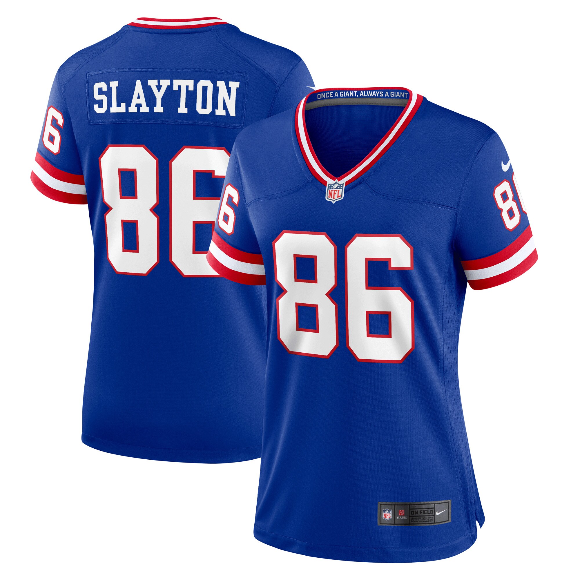 New York Giants womens nike darius slayton royal new york giants classic player game jersey | Giants Shop