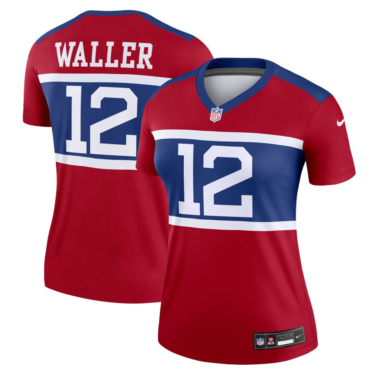 New York Giants womens nike darren waller red new york giants alternate legend player performance top | Giants Shop
