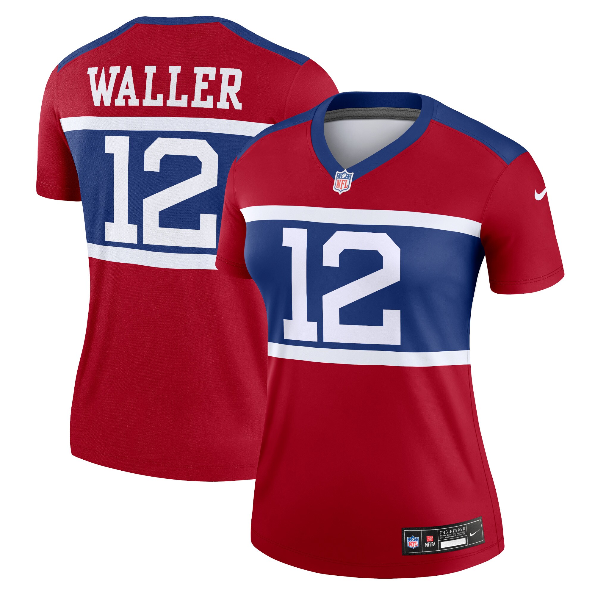 New York Giants womens nike darren waller red new york giants alternate legend player performance top | Giants Shop
