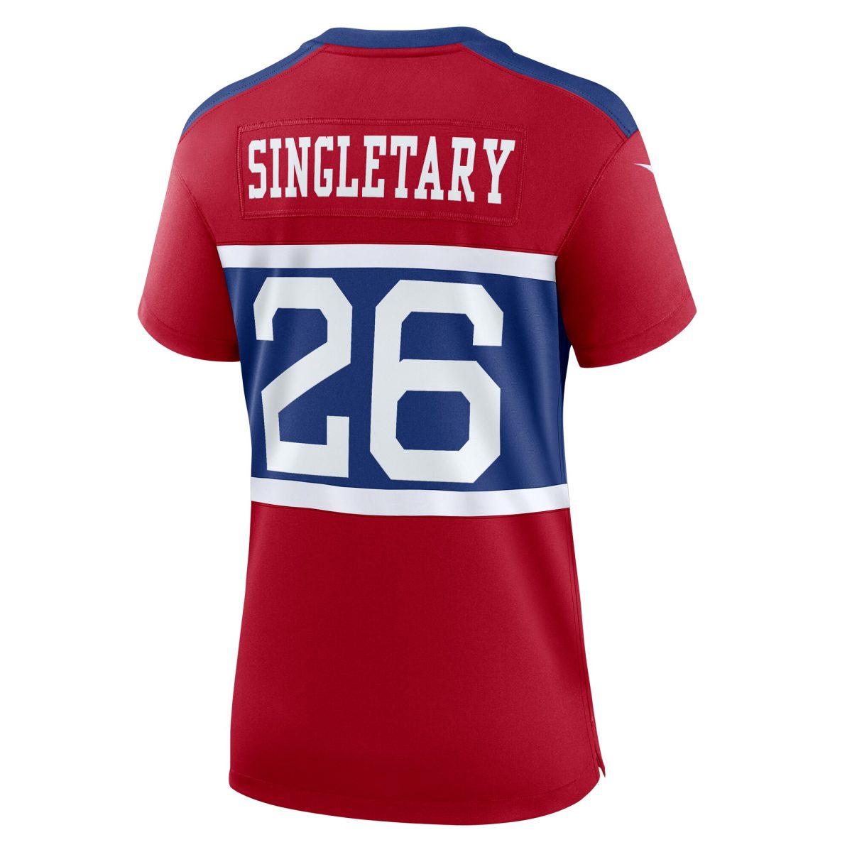 New York Giants womens nike devin singletary century red new york giants alternate player game jersey | Giants Shop