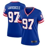 New York Giants womens nike dexter lawrence ii royal new york giants classic game player jersey | Giants Shop