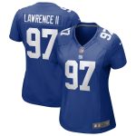New York Giants womens nike dexter lawrence ii royal new york giants team game player jersey | Giants Shop