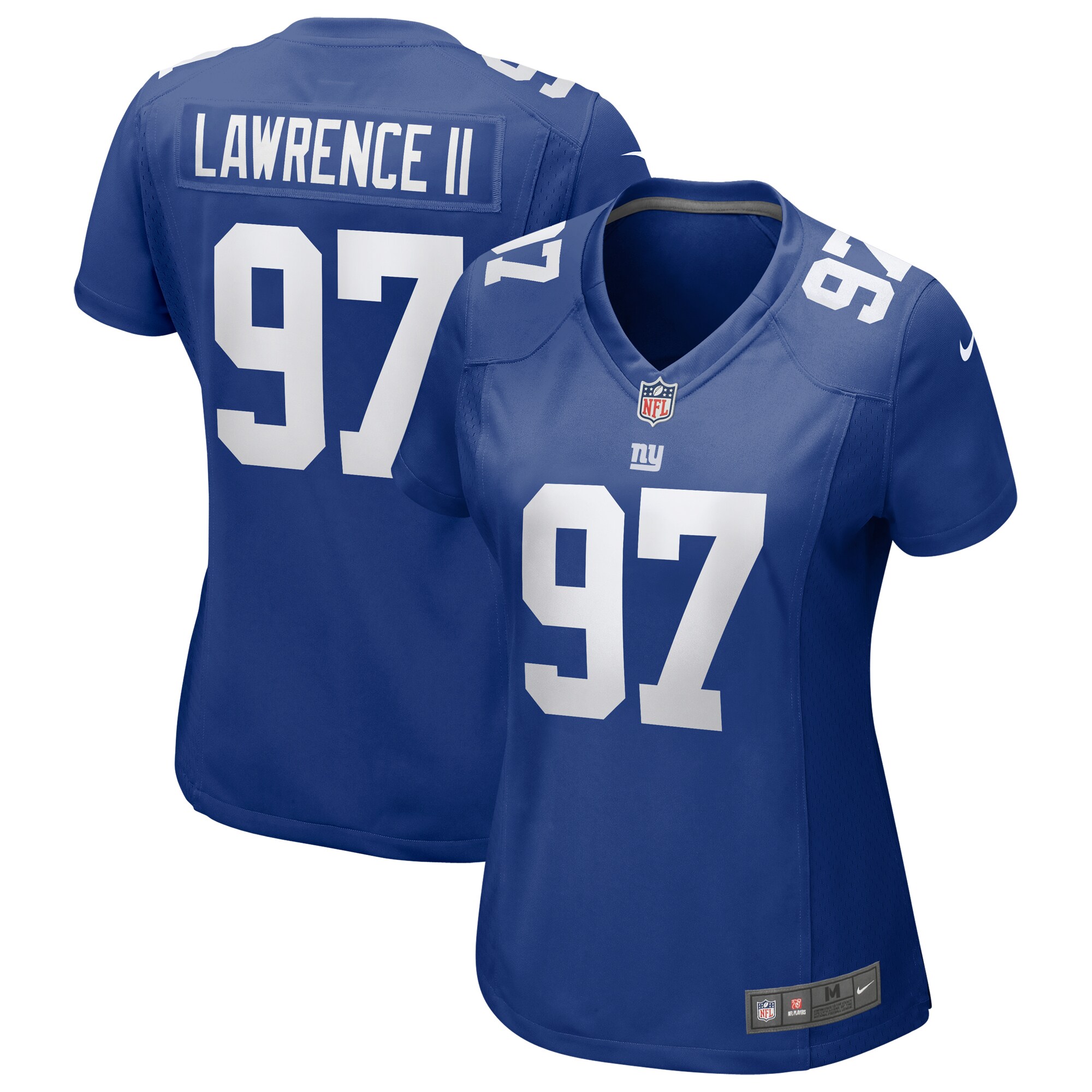 New York Giants womens nike dexter lawrence ii royal new york giants team game player jersey | Giants Shop