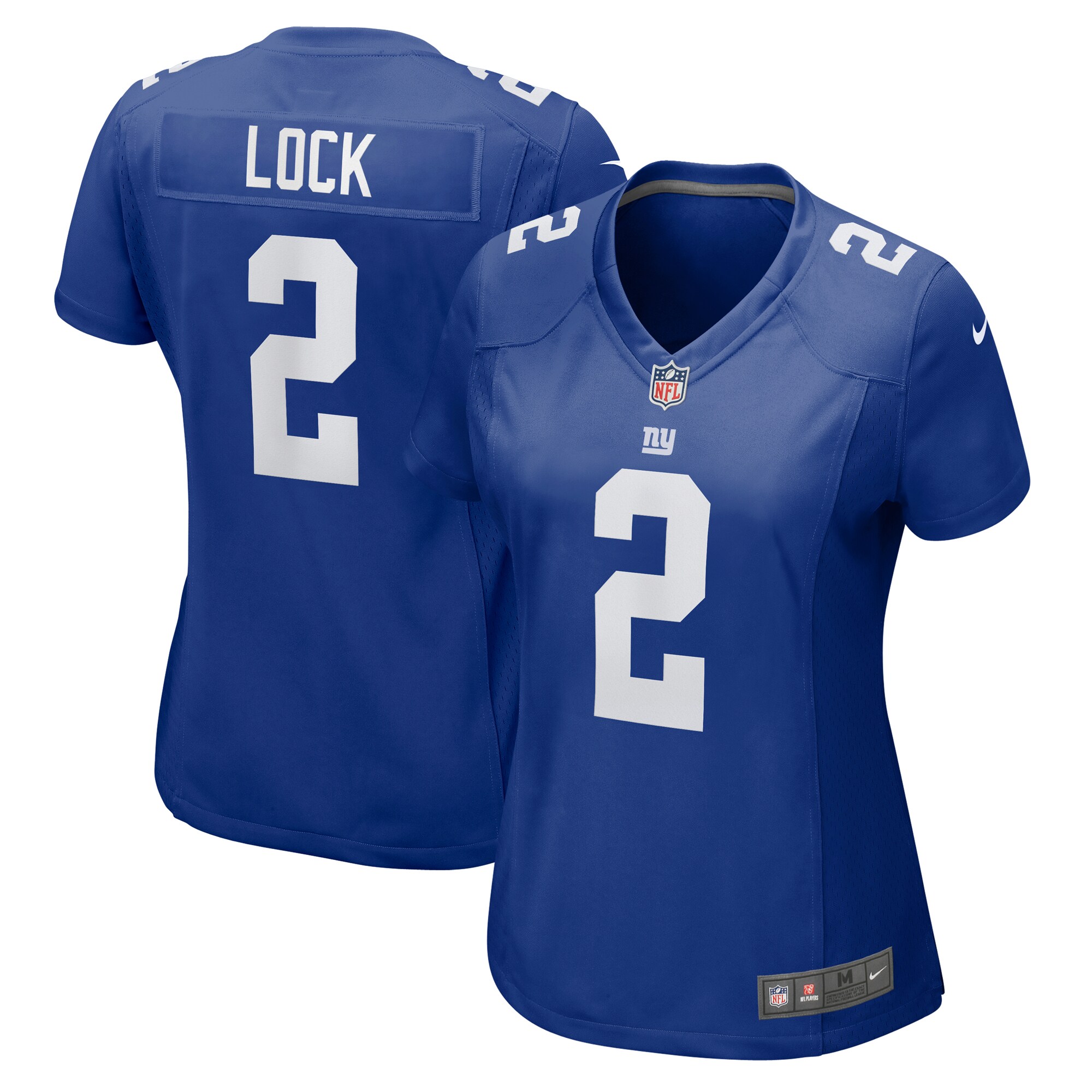 New York Giants womens nike drew lock royal new york giants game jersey | Giants Shop