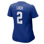 New York Giants womens nike drew lock royal new york giants game jersey | Giants Shop