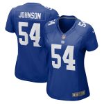 New York Giants womens nike dyontae johnson royal new york giants game jersey | Giants Shop