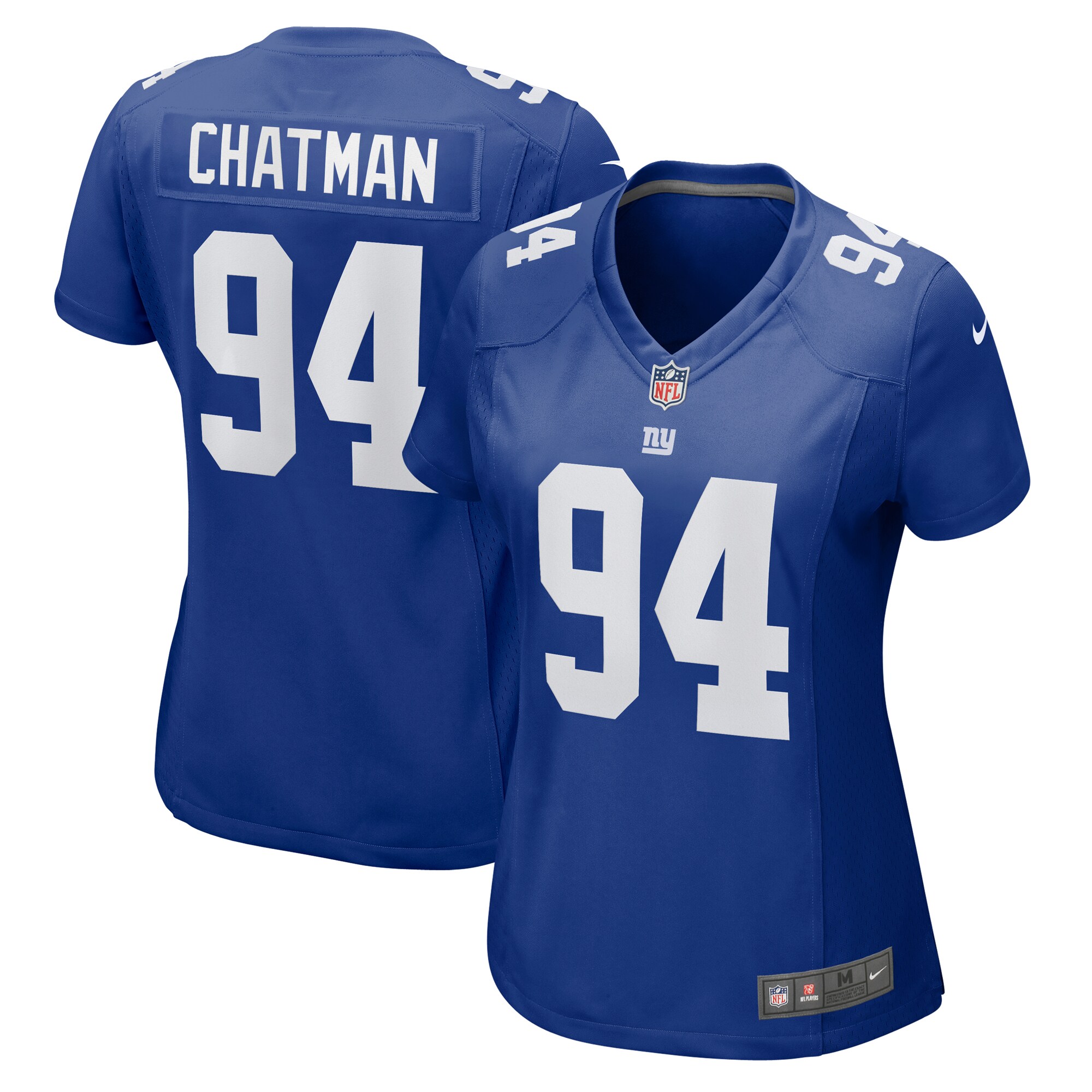 New York Giants womens nike elijah chatman royal new york giants game jersey | Giants Shop