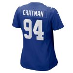 New York Giants womens nike elijah chatman royal new york giants game jersey | Giants Shop