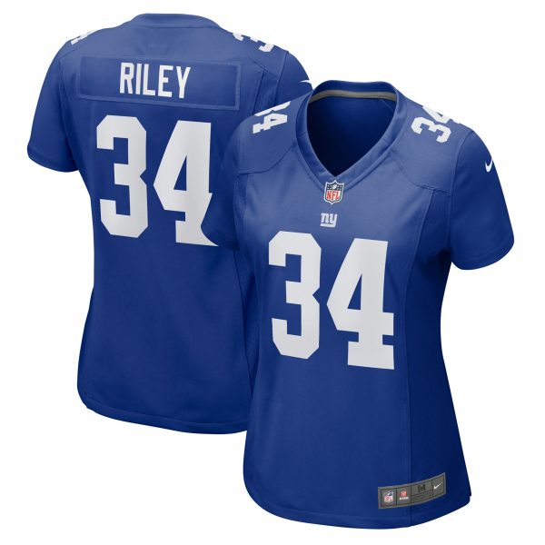 New York Giants womens nike elijah riley royal new york giants game jersey | Giants Shop