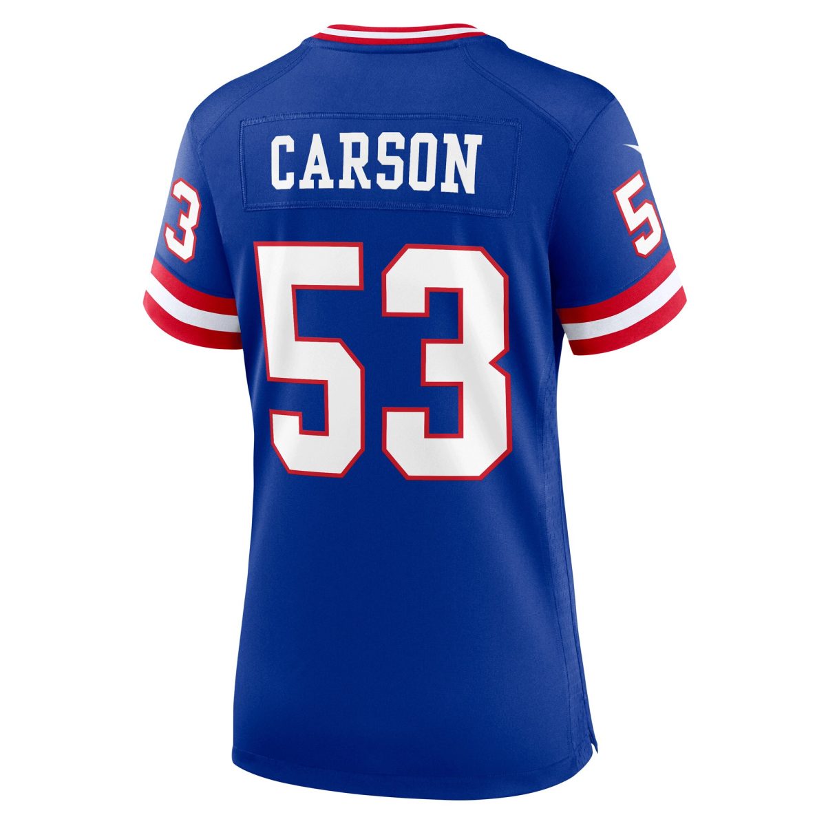 New York Giants womens nike harry carson royal new york giants classic retired player game jersey | Giants Shop