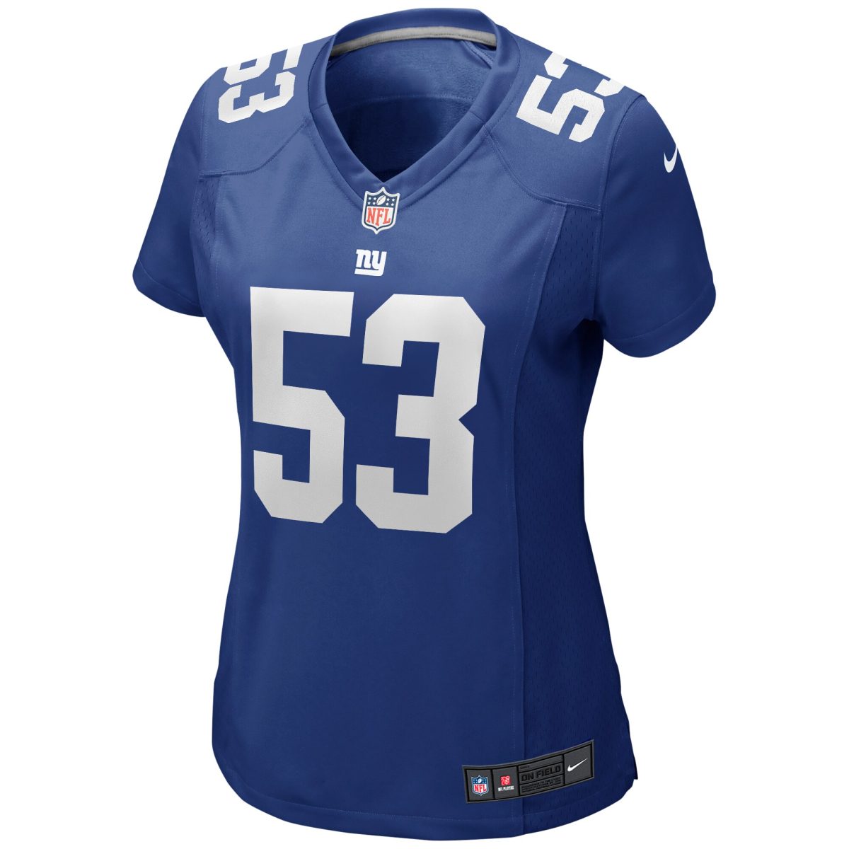 New York Giants womens nike harry carson royal new york giants game retired player jersey | Giants Shop