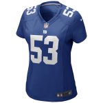 New York Giants womens nike harry carson royal new york giants game retired player jersey | Giants Shop