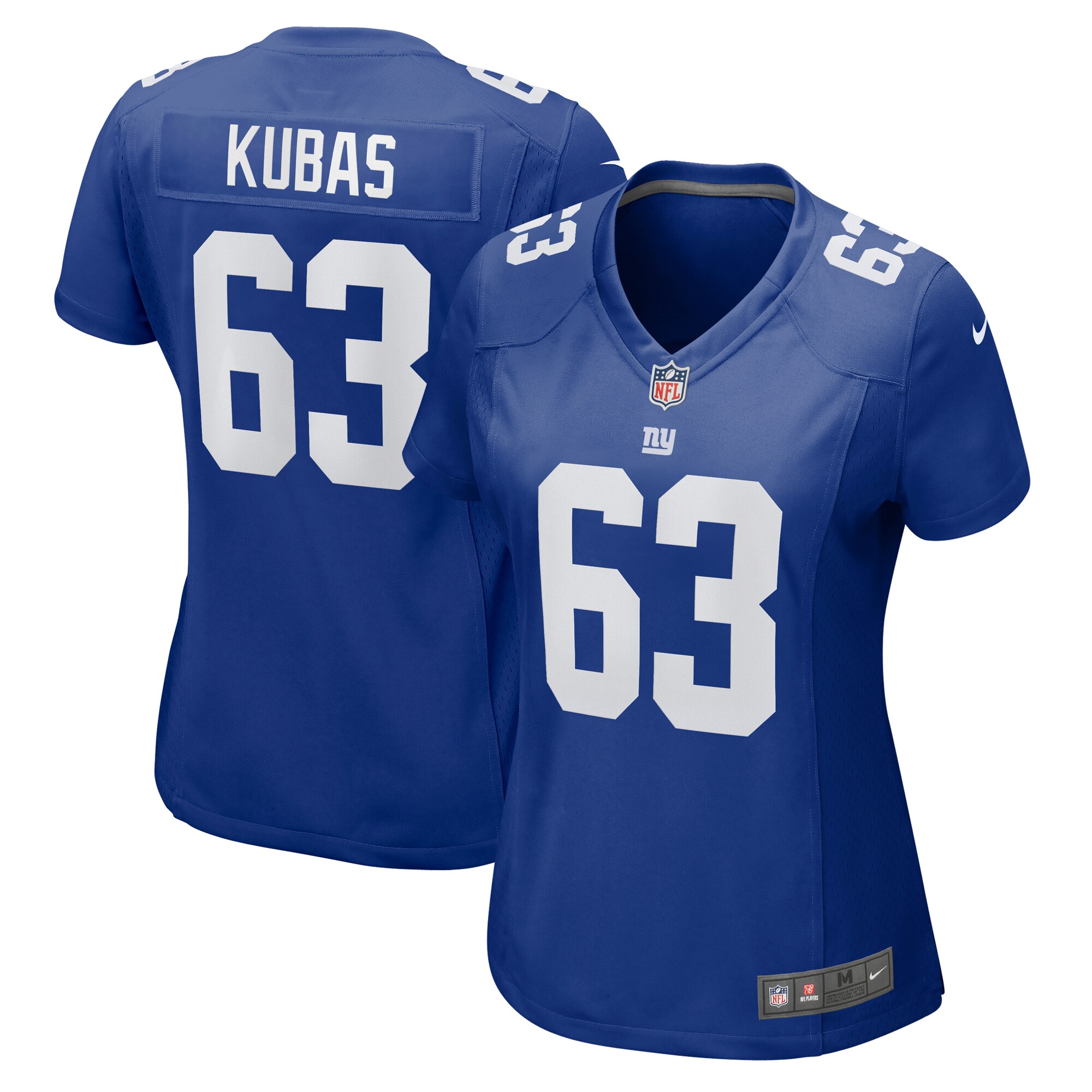 New York Giants womens nike jake kubas royal new york giants game jersey | Giants Shop