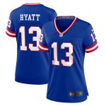 New York Giants womens nike jalin hyatt royal new york giants team game jersey 200676809 | Giants Shop
