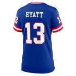 New York Giants womens nike jalin hyatt royal new york giants team game jersey 200676809 | Giants Shop