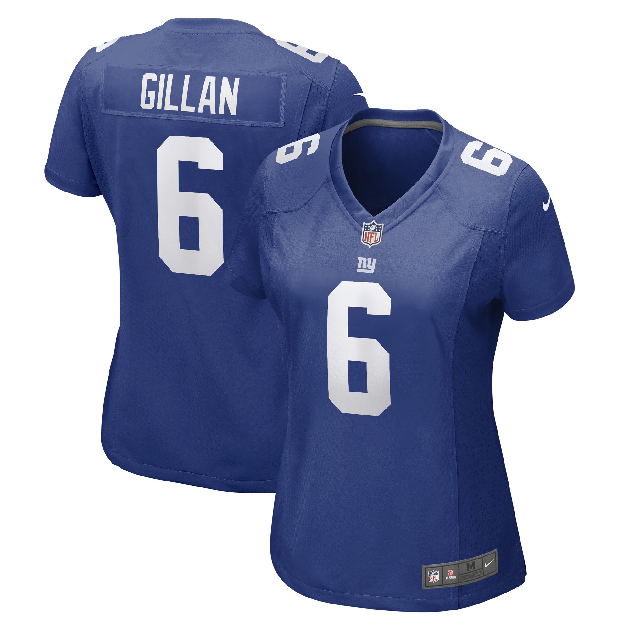 New York Giants womens nike jamie gillan royal new york giants game player jersey | Giants Shop