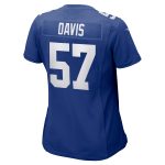 New York Giants womens nike jarrad davis royal new york giants team game jersey | Giants Shop