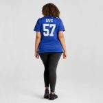 New York Giants womens nike jarrad davis royal new york giants team game jersey | Giants Shop