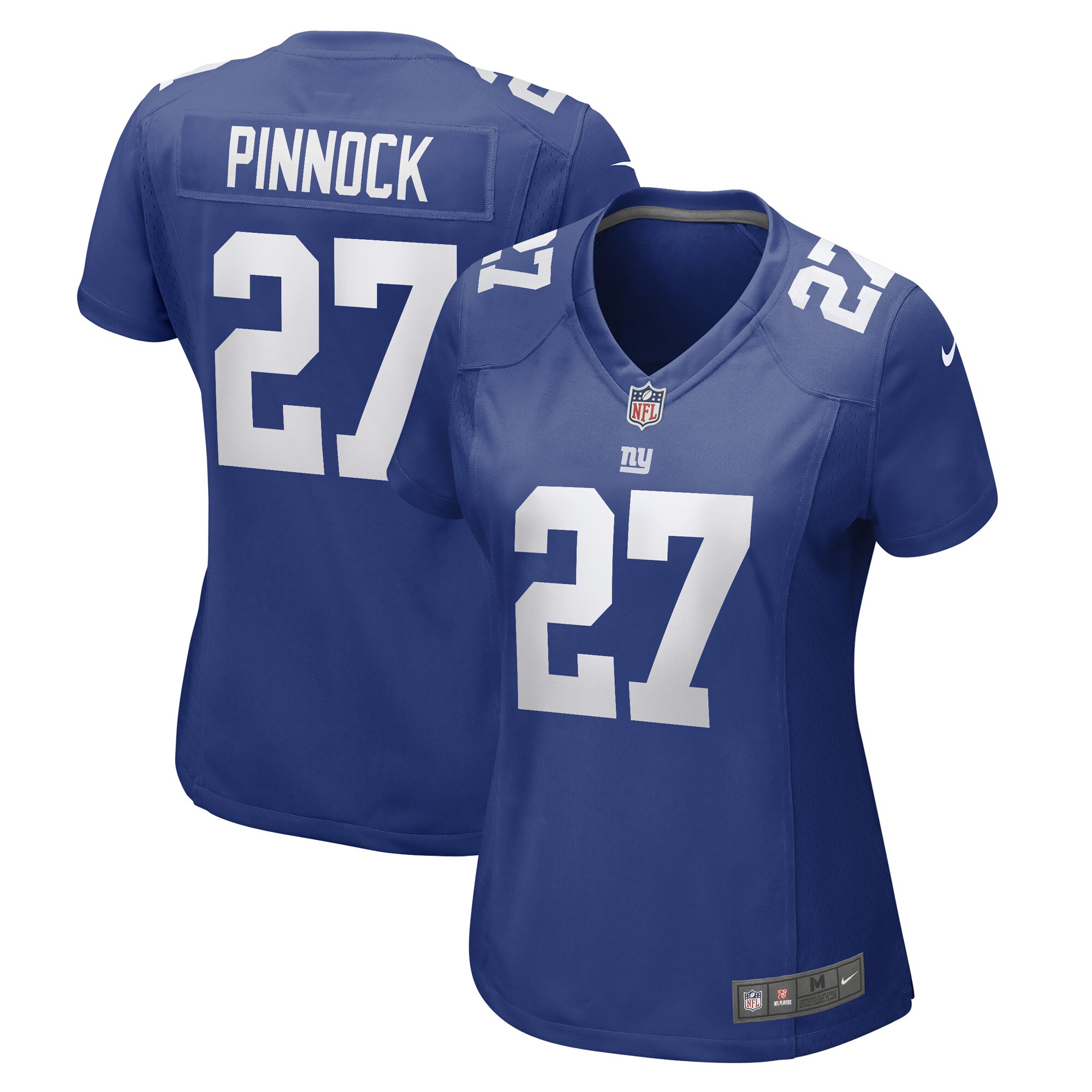 New York Giants womens nike jason pinnock royal new york giants game player jersey | Giants Shop