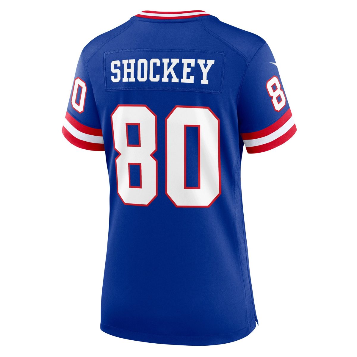 New York Giants womens nike jeremy shockey royal new york giants classic retired player game jersey | Giants Shop