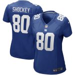 New York Giants womens nike jeremy shockey royal new york giants game retired player jersey | Giants Shop